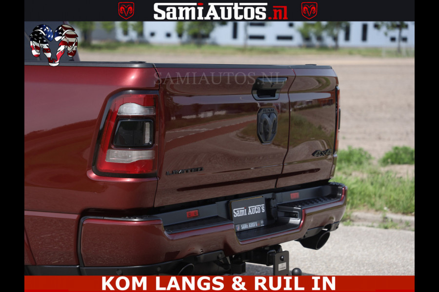 Dodge Ram DELMONICO | LIMITED NIGHT 5.7 V8 | BOM VOL | HUD | LUCHTVERING | MEEST LUXE DUBBELE CABINE | 5 PERSOONS | ROYALE STOELEN MET LUXE BEKLEDING | DC | GRIJSKENTEKEN | Z.G.A.N | EERSTE EIGENAAR | ORIGINELE NEDERLANDSE AUTO |
