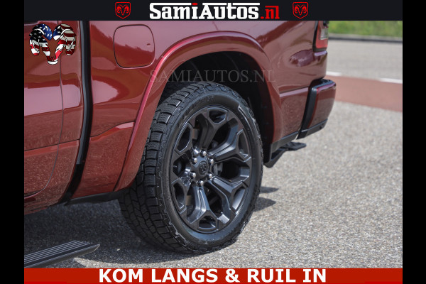 Dodge Ram DELMONICO | LIMITED NIGHT 5.7 V8 | BOM VOL | HUD | LUCHTVERING | MEEST LUXE DUBBELE CABINE | 5 PERSOONS | ROYALE STOELEN MET LUXE BEKLEDING | DC | GRIJSKENTEKEN | Z.G.A.N | EERSTE EIGENAAR | ORIGINELE NEDERLANDSE AUTO |