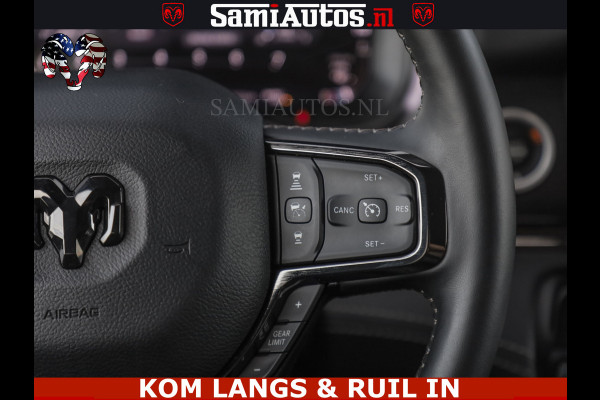 Dodge Ram DELMONICO | LIMITED NIGHT 5.7 V8 | BOM VOL | HUD | LUCHTVERING | MEEST LUXE DUBBELE CABINE | 5 PERSOONS | ROYALE STOELEN MET LUXE BEKLEDING | DC | GRIJSKENTEKEN | Z.G.A.N | EERSTE EIGENAAR | ORIGINELE NEDERLANDSE AUTO |