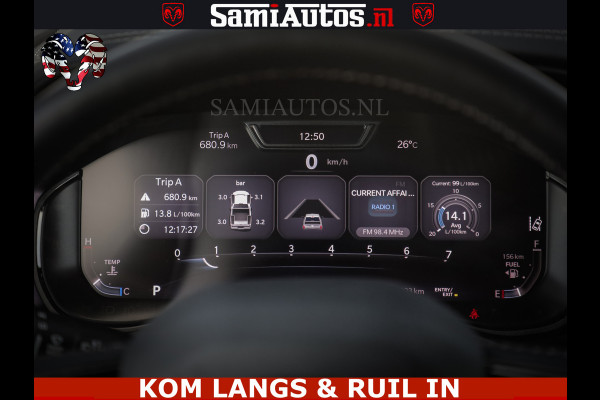 Dodge Ram DELMONICO | LIMITED NIGHT 5.7 V8 | BOM VOL | HUD | LUCHTVERING | MEEST LUXE DUBBELE CABINE | 5 PERSOONS | ROYALE STOELEN MET LUXE BEKLEDING | DC | GRIJSKENTEKEN | Z.G.A.N | EERSTE EIGENAAR | ORIGINELE NEDERLANDSE AUTO |