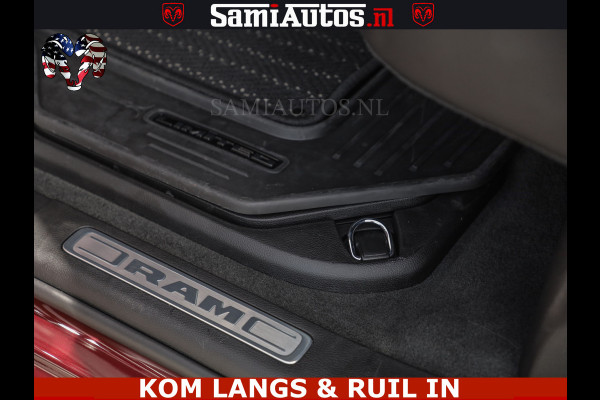 Dodge Ram DELMONICO | LIMITED NIGHT 5.7 V8 | BOM VOL | HUD | LUCHTVERING | MEEST LUXE DUBBELE CABINE | 5 PERSOONS | ROYALE STOELEN MET LUXE BEKLEDING | DC | GRIJSKENTEKEN | Z.G.A.N | EERSTE EIGENAAR | ORIGINELE NEDERLANDSE AUTO |