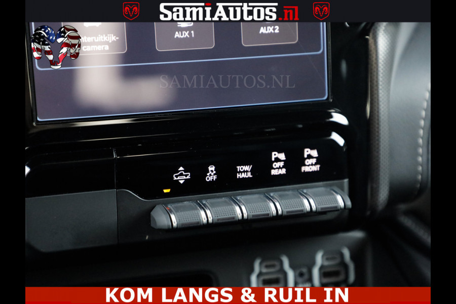 Dodge Ram DELMONICO | LIMITED NIGHT 5.7 V8 | BOM VOL | HUD | LUCHTVERING | MEEST LUXE DUBBELE CABINE | 5 PERSOONS | ROYALE STOELEN MET LUXE BEKLEDING | DC | GRIJSKENTEKEN | Z.G.A.N | EERSTE EIGENAAR | ORIGINELE NEDERLANDSE AUTO |