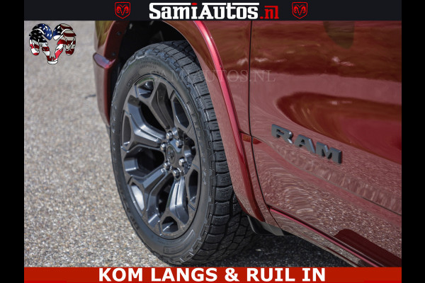 Dodge Ram DELMONICO | LIMITED NIGHT 5.7 V8 | BOM VOL | HUD | LUCHTVERING | MEEST LUXE DUBBELE CABINE | 5 PERSOONS | ROYALE STOELEN MET LUXE BEKLEDING | DC | GRIJSKENTEKEN | Z.G.A.N | EERSTE EIGENAAR | ORIGINELE NEDERLANDSE AUTO |