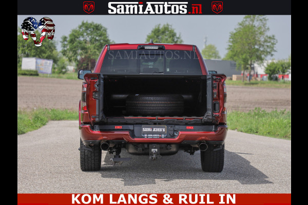 Dodge Ram DELMONICO | LIMITED NIGHT 5.7 V8 | BOM VOL | HUD | LUCHTVERING | MEEST LUXE DUBBELE CABINE | 5 PERSOONS | ROYALE STOELEN MET LUXE BEKLEDING | DC | GRIJSKENTEKEN | Z.G.A.N | EERSTE EIGENAAR | ORIGINELE NEDERLANDSE AUTO |