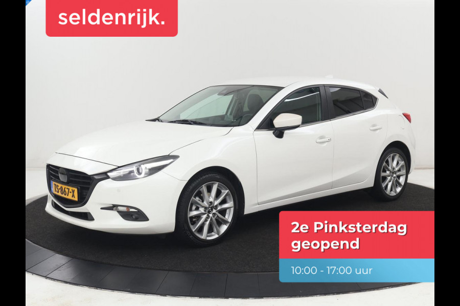 Mazda 3 2.0 SkyActiv-G 120 GT-M | Head-Up | Leder | Stoelverwarming | Adaptive cruise | Camera | Stuurverwarming | Bose Sound | Navigatie | Full LED | Keyless | Parkeerhulp | Climate control