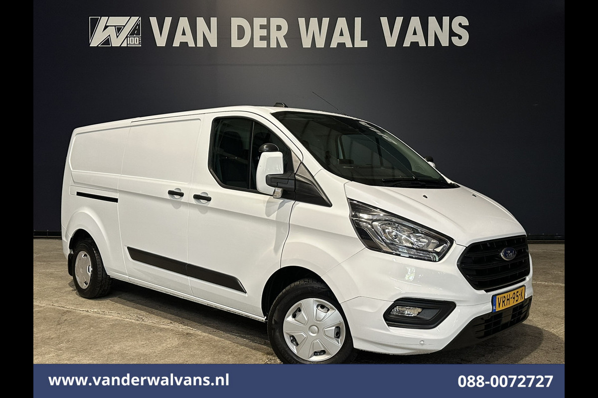 Ford Transit Custom 2.0 TDCI 130pk L2H1 Euro6 Airco | Camera | LED | Cruisecontrol | Stoelverwarming Verwarmde voorruit, Parkeersensoren, Bijrijdersbank, 2800kg trekvermogen
