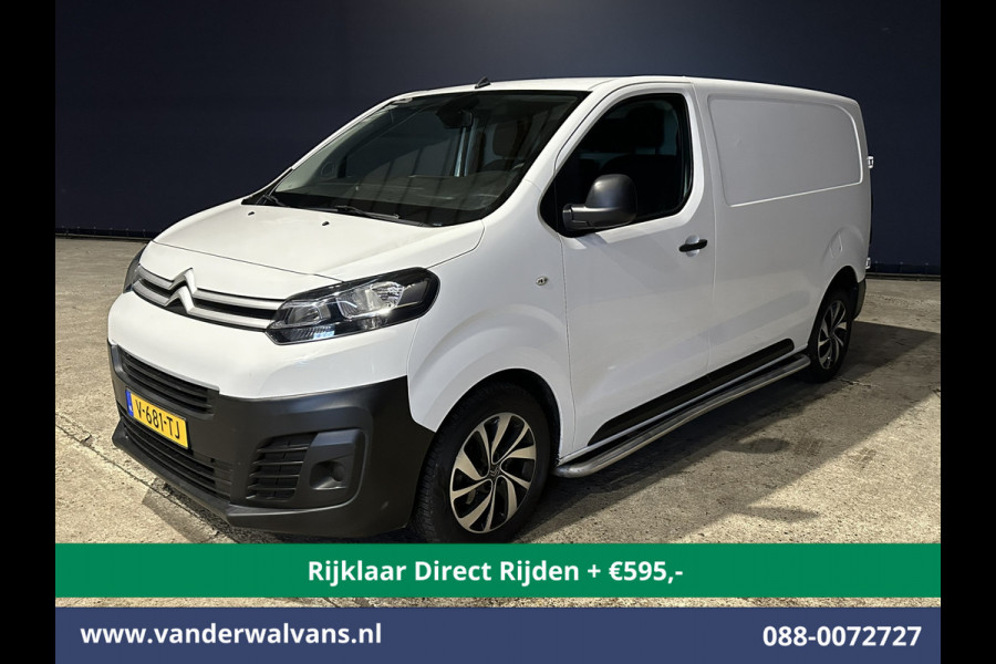 Citroën Jumpy 2.0 BlueHDI 123pk L2H1 *Rijklaar Direct Rijden* Euro6 Airco | 2500kg Trekhaak | LM velgen | Sidebars | Parkeersensoren | Cruisec Bijrijdersbank