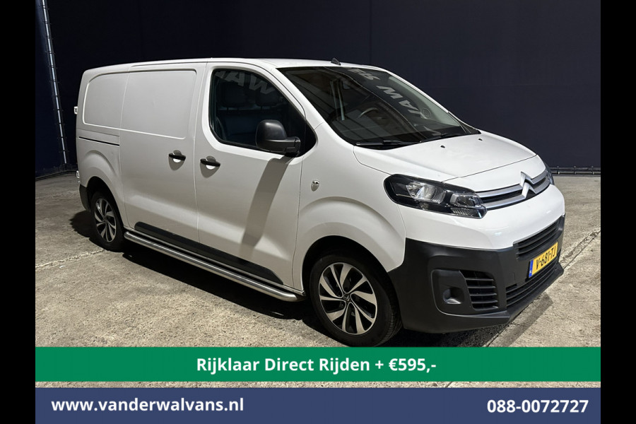 Citroën Jumpy 2.0 BlueHDI 123pk L2H1 *Rijklaar Direct Rijden* Euro6 Airco | 2500kg Trekhaak | LM velgen | Sidebars | Parkeersensoren | Cruisec Bijrijdersbank