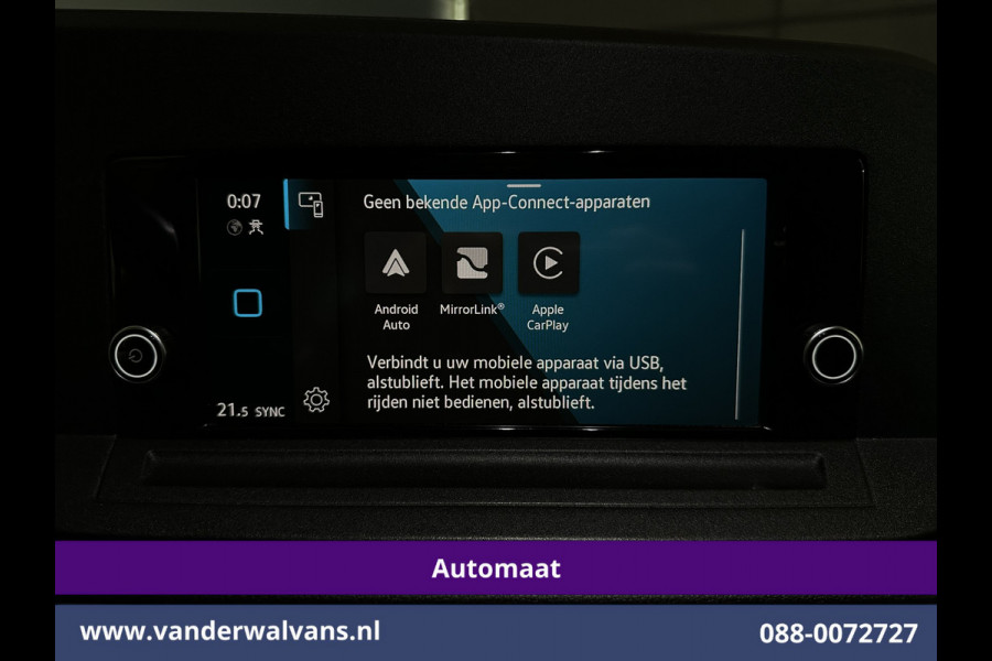 Volkswagen Caddy Cargo Maxi 2.0 TDI 123pk Automaat L2H1 Euro6 Airco | Apple Carplay | Cruisecontrol | 1500kg Trekhaak Android Auto, Parkeersensoren, Zijdeur