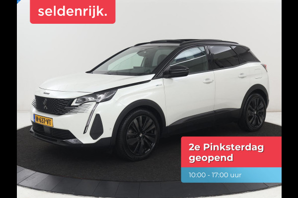 Peugeot 3008 1.6 HYbrid 225 GT Pack Business | SOH 90,2% | Panoramadak | Stoelverwarming | Adaptive cruise | Carplay | Keyless | Side Assist | Leder/Alcantara | Full LED | Navigatie | 360 Camera | PHEV | Plug In