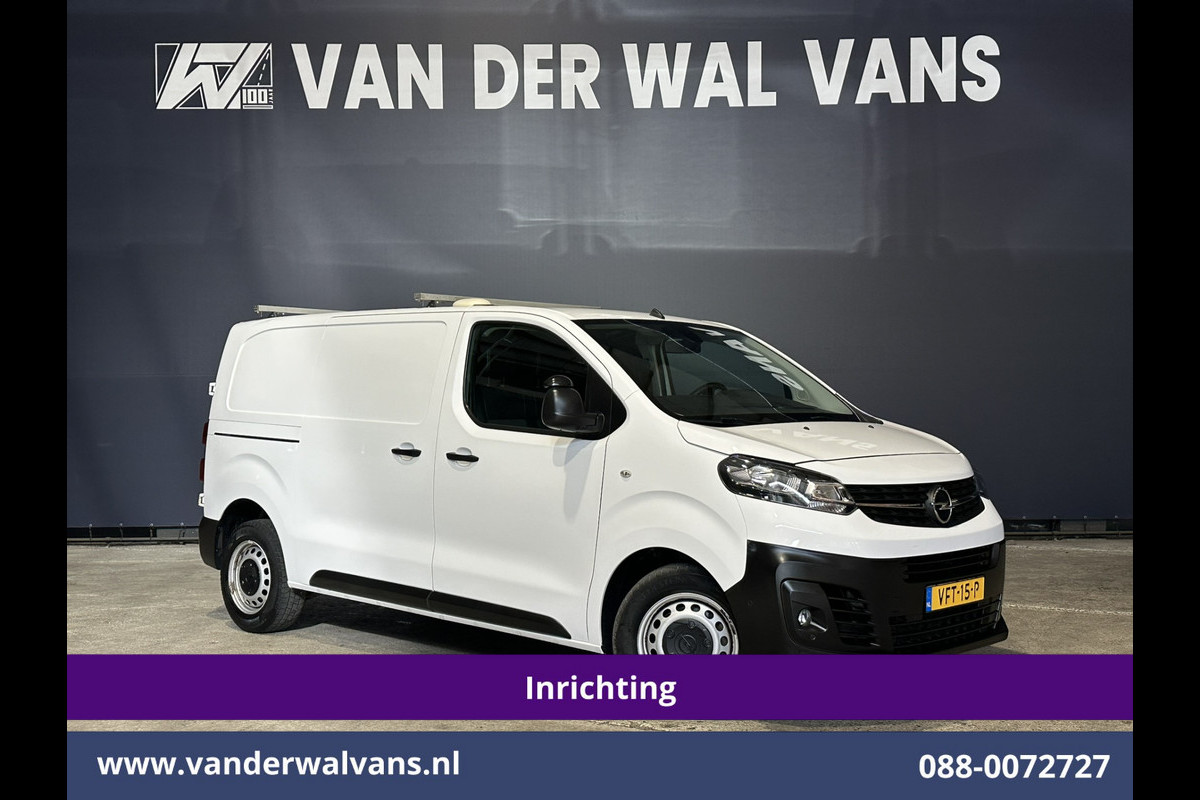 Opel Vivaro 2.0 CDTI 123pk L2H1 Inrichting Euro6 Airco | Camera | Navigatie | Apple Carplay | Cruisecontrol Android Auto, 2500kg Trekhaak, Dakdragers, Parkeersensoren, Bijrijdersbank