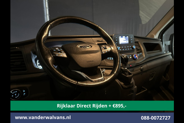 Ford Transit 2.0 TDCI 185pk L4H3 Dubbele Cabine Euro6 *Rijklaar Direct Rijden* Airco | 6-Zits | Camera | Cruisecontrol Parkeersensoren, 2800kg trekvermogen