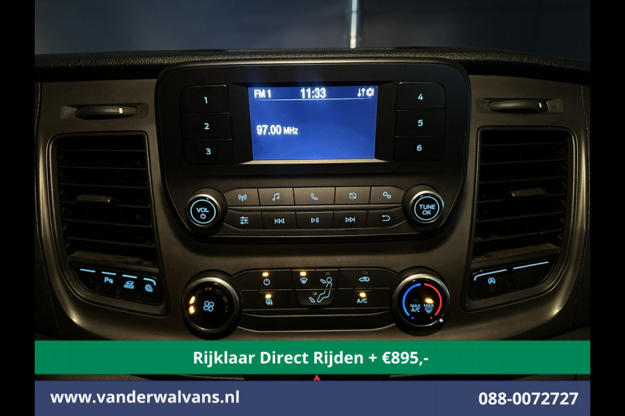 Ford Transit 2.0 TDCI 185pk L4H3 Dubbele Cabine Euro6 *Rijklaar Direct Rijden* Airco | 6-Zits | Camera | Cruisecontrol Parkeersensoren, 2800kg trekvermogen