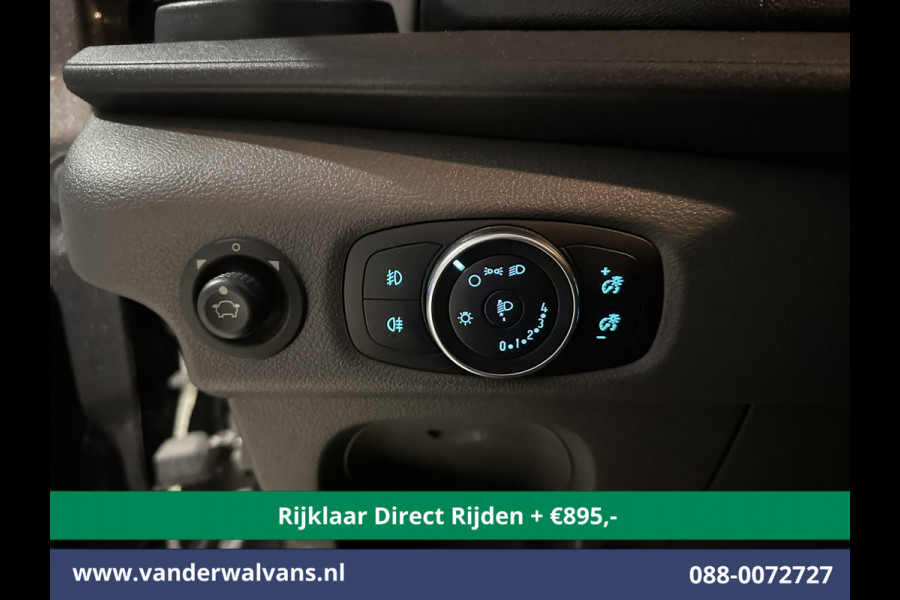 Ford Transit 2.0 TDCI 185pk L4H3 Dubbele Cabine Euro6 *Rijklaar Direct Rijden* Airco | 6-Zits | Camera | Cruisecontrol Parkeersensoren, 2800kg trekvermogen