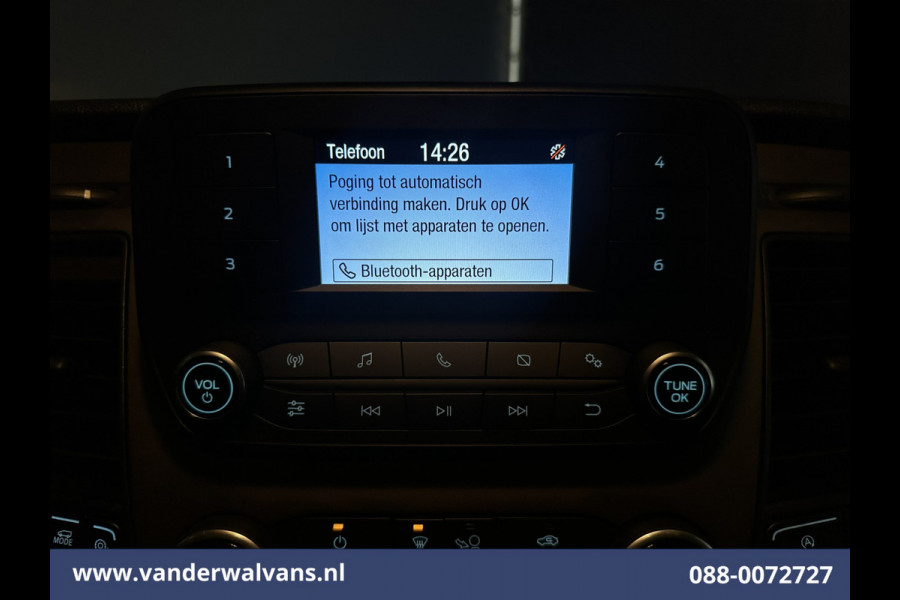 Ford Transit 2.0 TDCI 130pk L4H3 Jumbo Euro6 Airco | Camera | Cruisecontrol | Stoelverwarming | Verwarmde voorruit Parkeersensoren, Bijrijdersbank