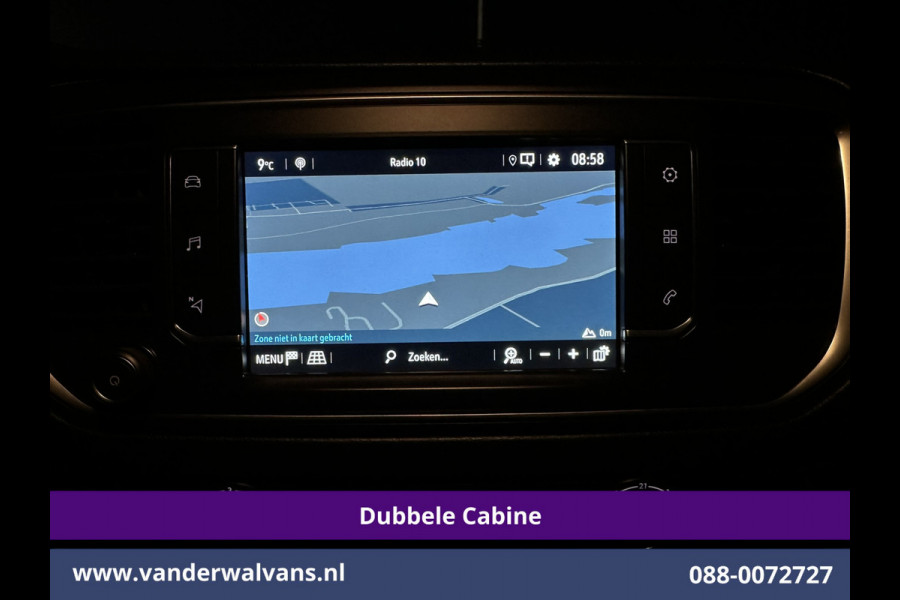 Opel Vivaro 2.0 CDTI 145pk L3H1 Dubbele Cabine Euro6 Airco | 6-Zits | Navigatie | 2500kg Trekhaak | Apple Carplay Android Auto, Cruisecontrol, Parkeersensoren
