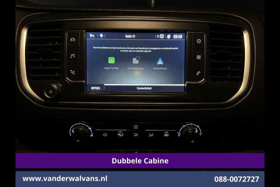 Opel Vivaro 2.0 CDTI 145pk L3H1 Dubbele Cabine Euro6 Airco | 6-Zits | Navigatie | 2500kg Trekhaak | Apple Carplay Android Auto, Cruisecontrol, Parkeersensoren