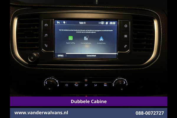 Opel Vivaro 2.0 CDTI 145pk L3H1 Dubbele Cabine Euro6 Airco | 6-Zits | Navigatie | 2500kg Trekhaak | Apple Carplay Android Auto, Cruisecontrol, Parkeersensoren