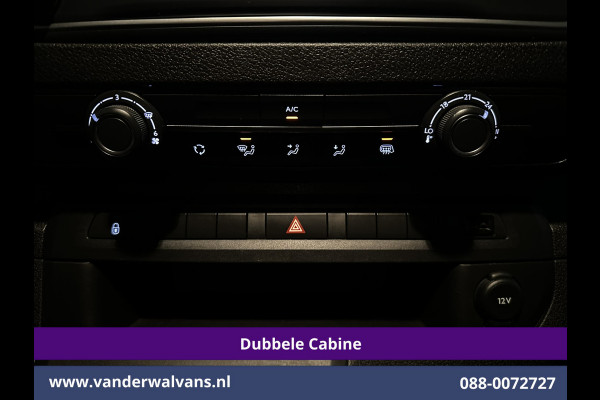 Opel Vivaro 2.0 CDTI 145pk L3H1 Dubbele Cabine Euro6 Airco | 6-Zits | Navigatie | 2500kg Trekhaak | Apple Carplay Android Auto, Cruisecontrol, Parkeersensoren