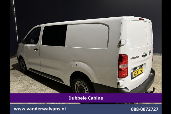 Opel Vivaro 2.0 CDTI 145pk L3H1 Dubbele Cabine Euro6 Airco | 6-Zits | Navigatie | 2500kg Trekhaak | Apple Carplay Android Auto, Cruisecontrol, Parkeersensoren