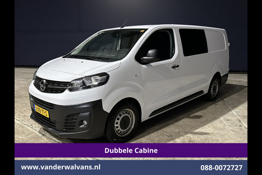 Opel Vivaro 2.0 CDTI 145pk L3H1 Dubbele Cabine Euro6 Airco | 6-Zits | Navigatie | 2500kg Trekhaak | Apple Carplay Android Auto, Cruisecontrol, Parkeersensoren