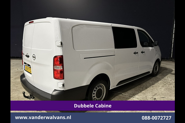 Opel Vivaro 2.0 CDTI 145pk L3H1 Dubbele Cabine Euro6 Airco | 6-Zits | Navigatie | 2500kg Trekhaak | Apple Carplay Android Auto, Cruisecontrol, Parkeersensoren