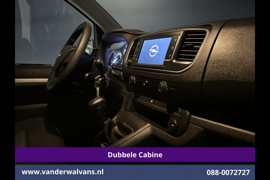 Opel Vivaro 2.0 CDTI 145pk L3H1 Dubbele Cabine Euro6 Airco | 6-Zits | Navigatie | 2500kg Trekhaak | Apple Carplay Android Auto, Cruisecontrol, Parkeersensoren