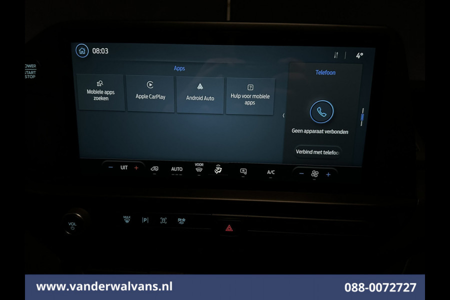 Ford Transit Custom 2.0 TDCI 111pk L1H1 Euro6 Airco | Camera | LED | Apple Carplay | Cruisecontrol Android Auto, Verwarmde voorruit, Parkeersensoren, Bijrijdersbank