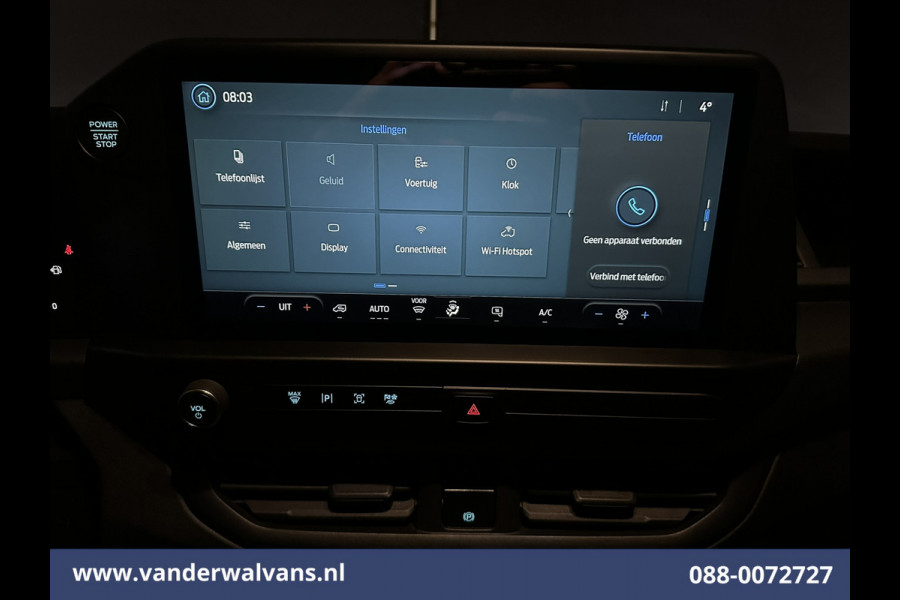 Ford Transit Custom 2.0 TDCI 111pk L1H1 Euro6 Airco | Camera | LED | Apple Carplay | Cruisecontrol Android Auto, Verwarmde voorruit, Parkeersensoren, Bijrijdersbank