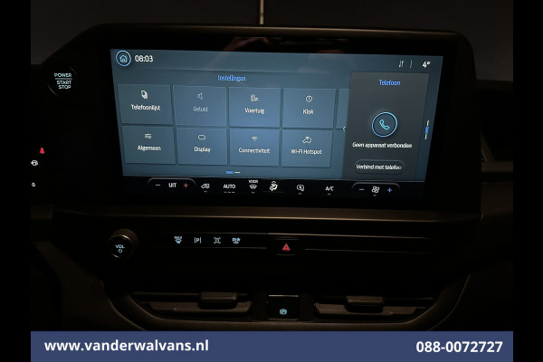 Ford Transit Custom 2.0 TDCI 111pk L1H1 Euro6 Airco | Camera | LED | Apple Carplay | Cruisecontrol Android Auto, Verwarmde voorruit, Parkeersensoren, Bijrijdersbank