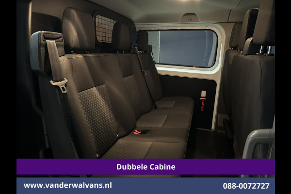 Ford Transit Custom 2.0 TDCI 131pk L2H1 Dubbele Cabine Euro6 Airco | 6-Zits | LED | Cruisecontrol | 2800kg trekhaak Parkeersensoren, Stoelverwarming