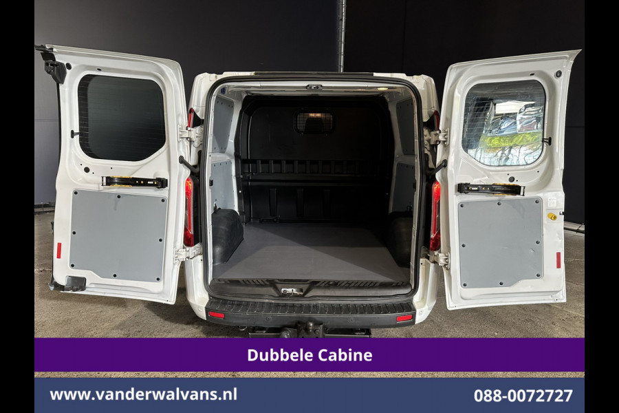 Ford Transit Custom 2.0 TDCI 131pk L2H1 Dubbele Cabine Euro6 Airco | 6-Zits | LED | Cruisecontrol | 2800kg trekhaak Parkeersensoren, Stoelverwarming