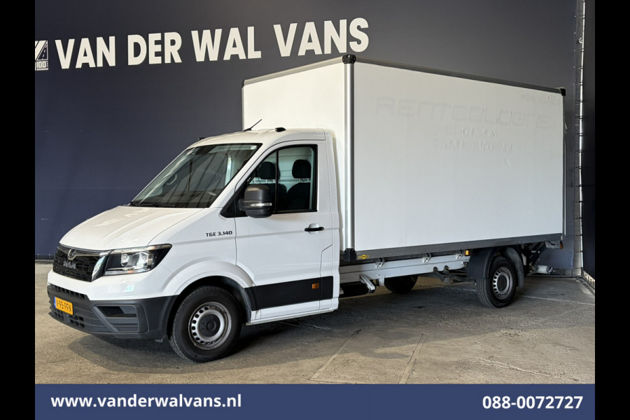 MAN TGE 2.0 141pk Bakwagen Laadklep Euro6 Airco | Apple Carplay | Android Auto Bijrijdersbank, 969kg laadvermogen