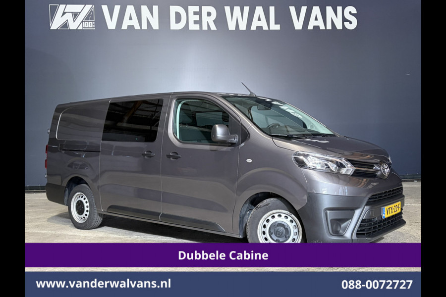 Toyota ProAce Worker 2.0 D-4D 145pk L3H1 Dubbele Cabine Euro6 Airco | 6-Zits | Navigatie | Apple Carplay | Cruisecontrol Android Auto, Parkeersensoren