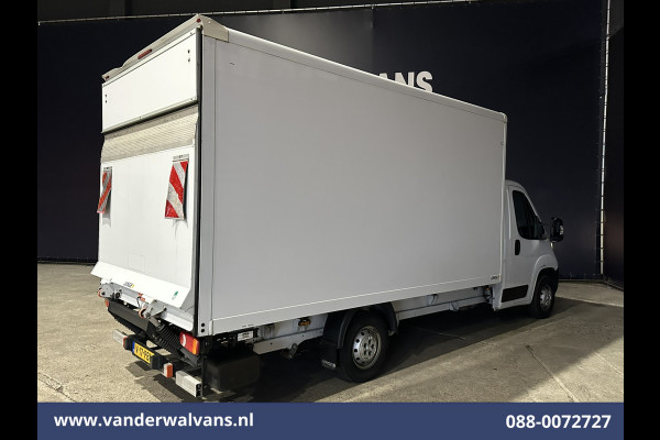 Peugeot Boxer 2.2 BlueHDi 141pk Bakwagen 436cm Lang Laadklep Euro6 Airco | Cruisecontrol | 1055kg laadvermogen Bijrijdersbank