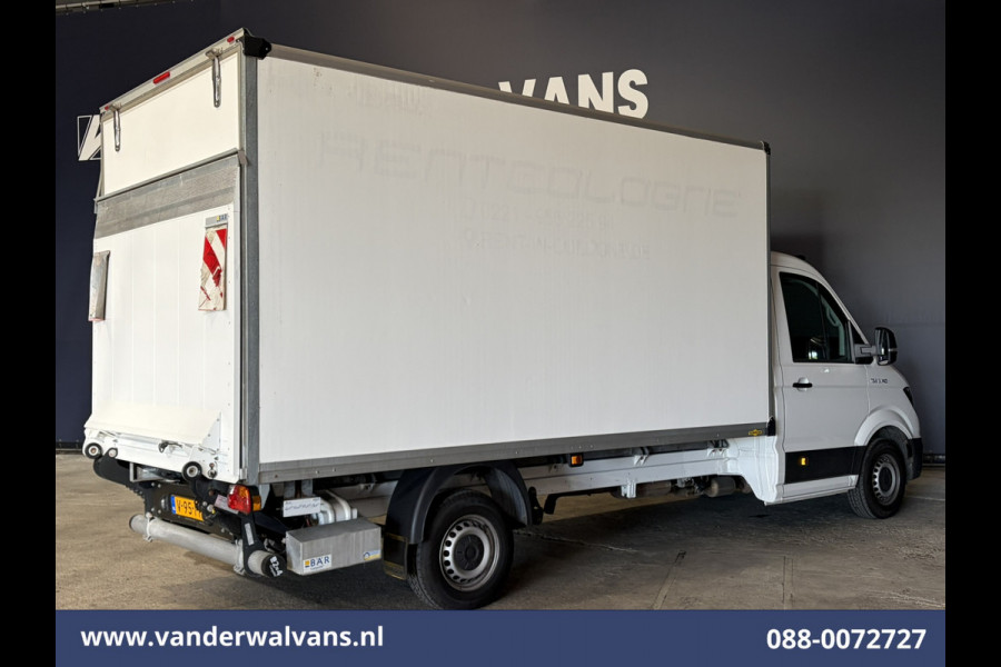 Volkswagen Crafter 2.0 141pk Bakwagen Laadklep Euro6 Airco | Apple Carplay | Android Auto Bijrijdersbank, 969kg laadvermogen