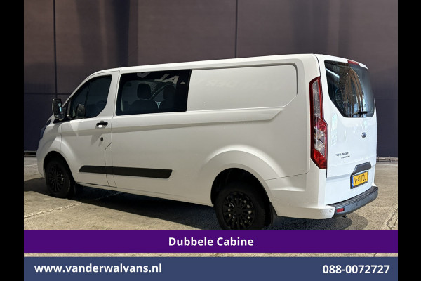 Ford Transit Custom 2.0 TDCI 131pk L2H1 Dubbele Cabine Euro6 Airco | 6-Zits | Navigatie | LED | Apple Carplay | Cruisecontrol Android Auto, Parkeersensoren, Achterklep, 2800kg trekvermogen