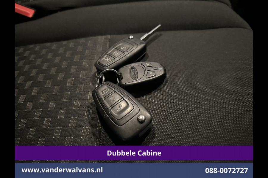 Ford Transit Custom 2.0 TDCI 131pk L2H1 Dubbele Cabine Euro6 Airco | 6-Zits | Navigatie | LED | Apple Carplay | Cruisecontrol Android Auto, Parkeersensoren, Achterklep, 2800kg trekvermogen