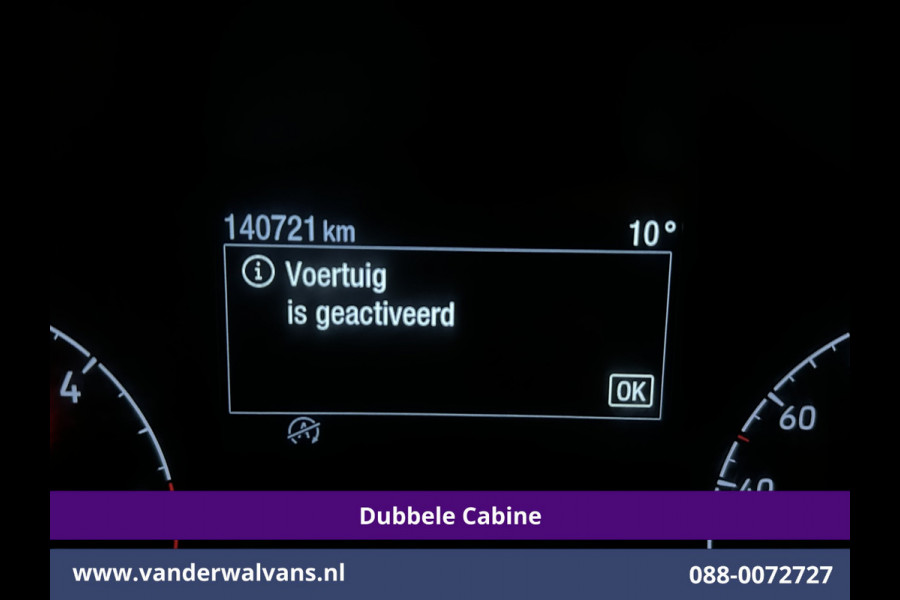 Ford Transit Custom 2.0 TDCI 131pk L2H1 Dubbele Cabine Euro6 Airco | 6-Zits | Navigatie | LED | Apple Carplay | Cruisecontrol Android Auto, Parkeersensoren, Achterklep, 2800kg trekvermogen
