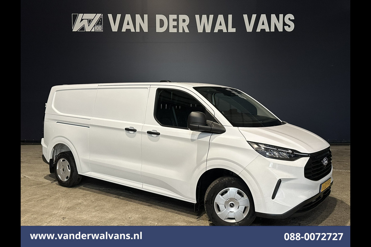 Ford Transit Custom 2.0 TDCI 136pk L2H1 Euro6 Airco | Camera | LED | Apple Carplay | Cruisecontrol Android Auto, Leder, Verwarmde voorruit, Parkeersensoren, Bijrijdersbank, 2740kg trekvermogen