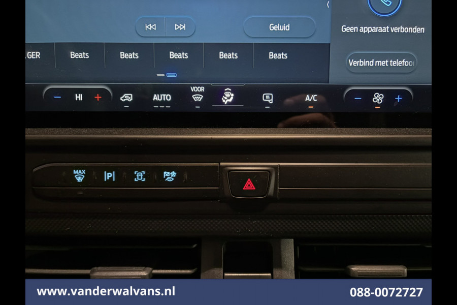 Ford Transit Custom 2.0 TDCI 136pk L2H1 Euro6 Airco | Camera | Apple Carplay | LED Cruisecontrol, Android Auto, Verwarmde Voorruit, Parkeersensoren, Bijrijdersbank, 2740kg trekvermogen