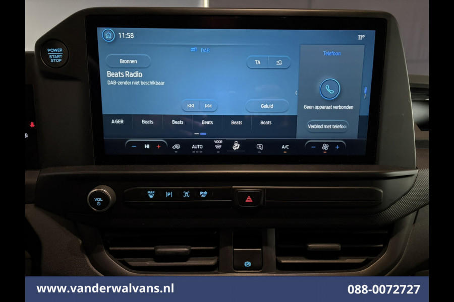 Ford Transit Custom 2.0 TDCI 136pk L2H1 Euro6 Airco | Camera | Apple Carplay | LED Cruisecontrol, Android Auto, Verwarmde Voorruit, Parkeersensoren, Bijrijdersbank, 2740kg trekvermogen