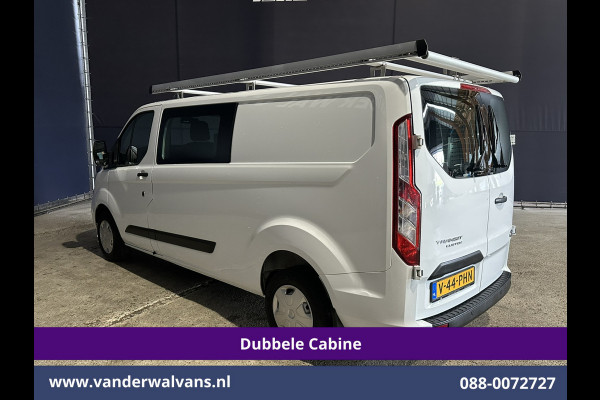 Ford Transit Custom 2.0 TDCI 130pk L2H1 Dubbele Cabine Inrichting Euro6 Airco | 5-Zits | Imperiaal | LED | Cruisecontrol Stoelverwarming, Parkeersensoren