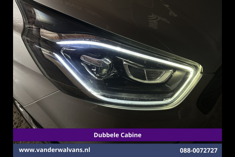Ford Transit Custom 2.0 TDCI 170pk Automaat L2H1 Dubbele Cabine Euro6 Airco | 5-Zits | Xenon | Camera | Navigatie | Apple Carplay | LED Android Auto, Stoelverwarming, Verwarmde voorruit, Parkeersensoren, Trekhaak