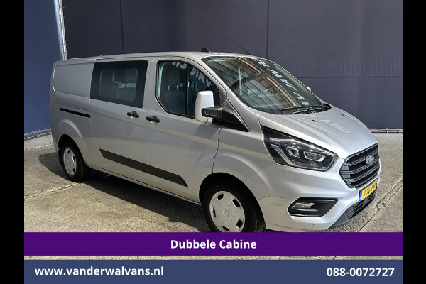 Ford Transit Custom 2.0 TDCI 170pk Automaat L2H1 Dubbele Cabine Euro6 Airco | 5-Zits | Xenon | Camera | Navigatie | Apple Carplay | LED Android Auto, Stoelverwarming, Verwarmde voorruit, Parkeersensoren, Trekhaak