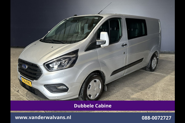 Ford Transit Custom 2.0 TDCI 170pk Automaat L2H1 Dubbele Cabine Euro6 Airco | 5-Zits | Xenon | Camera | Navigatie | Apple Carplay | LED Android Auto, Stoelverwarming, Verwarmde voorruit, Parkeersensoren, Trekhaak