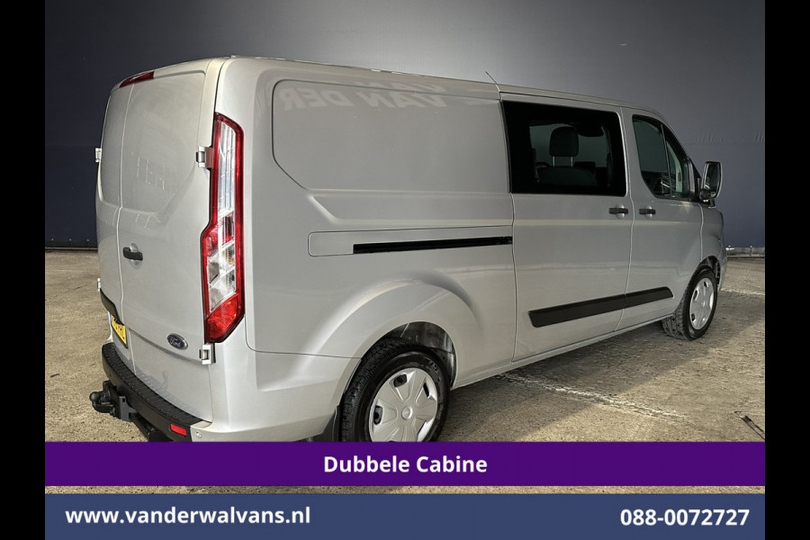 Ford Transit Custom 2.0 TDCI 170pk Automaat L2H1 Dubbele Cabine Euro6 Airco | 5-Zits | Xenon | Camera | Navigatie | Apple Carplay | LED Android Auto, Stoelverwarming, Verwarmde voorruit, Parkeersensoren, Trekhaak
