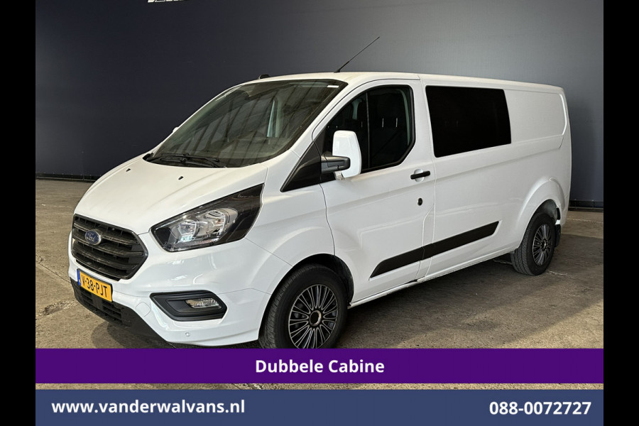 Ford Transit Custom 2.0 TDCI 130pk L2H1 Dubbele Cabine Euro6 Airco | 6-Zits | LED | Cruisecontrol | Trekhaak Parkeersensoren, Verwarmde voorruit