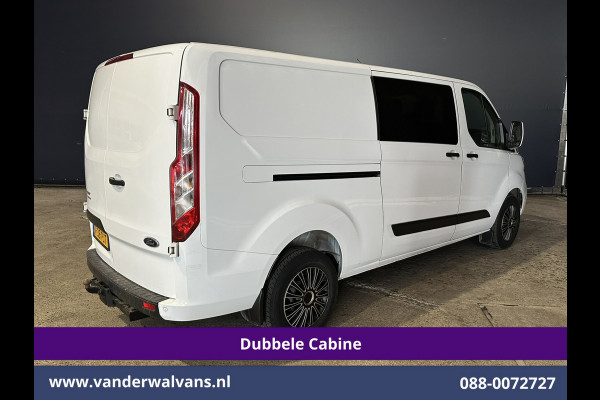 Ford Transit Custom 2.0 TDCI 130pk L2H1 Dubbele Cabine Euro6 Airco | 6-Zits | LED | Cruisecontrol | Trekhaak Parkeersensoren, Verwarmde voorruit