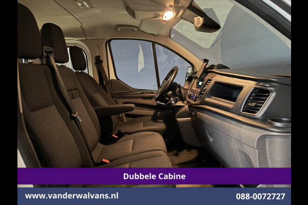 Ford Transit Custom 2.0 TDCI 130pk L2H1 Dubbele Cabine Euro6 Airco | 6-Zits | LED | Cruisecontrol | Trekhaak Parkeersensoren, Verwarmde voorruit